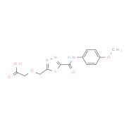 [(5-{[(4-Methoxyphenyl)amino]carbonyl}-1,3,4-thiadiazol-2-yl)methoxy]acetic acid