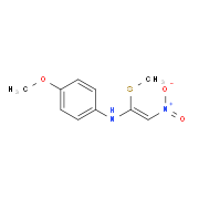 4-Methoxy-N-[1-(methylsulfanyl)-2-nitrovinyl]aniline