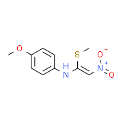 4-Methoxy-N-[1-(methylsulfanyl)-2-nitrovinyl]aniline