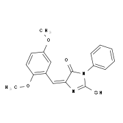 (5E)-5-(2,5-Dimethoxybenzylidene)-2-mercapto-3-phenyl-3,5-dihydro-4H-imidazol-4-one