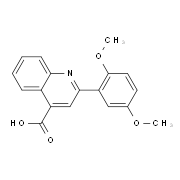 2-(2,5-Dimethoxyphenyl)quinoline-4-carboxylic acid