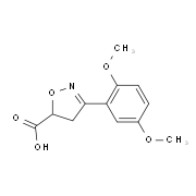 3-(2,5-Dimethoxyphenyl)-4,5-dihydroisoxazole-5-carboxylic acid