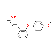 3-[2-(4-Methoxyphenoxy)phenyl]acrylic acid
