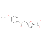 5-{[(4-Methoxyphenyl)sulfinyl]methyl}-2-furoic acid