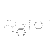 7-{[(4-Methoxyphenyl)sulfonyl]amino}-1H-indole-2-carboxylic acid