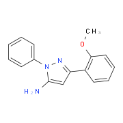 3-(2-Methoxyphenyl)-1-phenyl-1H-pyrazol-5-amine