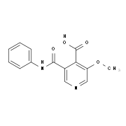 3-Methoxy-5-(phenylcarbamoyl)isonicotinic acid