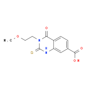 3-(2-Methoxyethyl)-4-oxo-2-thioxo-1,2,3,4-tetrahydroquinazoline-7-carboxylic acid