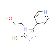 4-(2-Methoxy-ethyl)-5-pyridin-4-yl-4H-[1,2,4]triazole-3-thiol