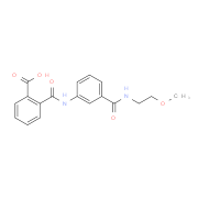 2-[(3-{[(2-Methoxyethyl)amino]carbonyl}anilino)-carbonyl]benzoic acid