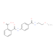 2-[(4-{[(2-Methoxyethyl)amino]carbonyl}anilino)-carbonyl]benzoic acid