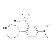 1-[2-(Methylsulfonyl)-4-nitrophenyl]homopiperazine