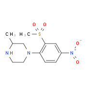 1-[2-(Methylsulfonyl)-4-nitrophenyl]-3-methylpiperazine