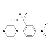 1-[2-(Methylsulfonyl)-4-nitrophenyl]piperazine