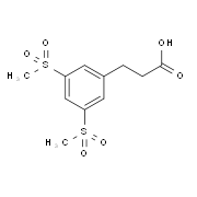 3-(3,5-Bis-methanesulfonyl-phenyl)propionic acid
