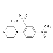 1-[2,4-Bis(methylsulfonyl)phenyl]piperazine