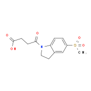 4-[5-(Methylsulfonyl)-2,3-dihydro-1H-indol-1-yl]-4-oxobutanoic acid