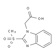 [2-(Methylsulfonyl)-1H-benzimidazol-1-yl]-acetic acid