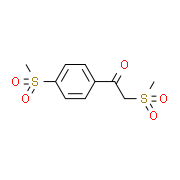 2-(Methylsulfonyl)-1-[4-(methylsulfonyl)phenyl]-1-ethanone