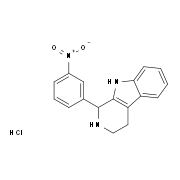 1-(3-Nitrophenyl)-2,3,4,9-tetrahydro-1H-beta-carboline hydrochloride