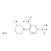 1-[2-Nitro-4-(methylsulfonyl)phenyl]-3-methylpiperidine hydrochloride