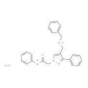 2-{4-[(Benzylamino)methyl]-3-phenyl-1H-pyrazol-1-yl}-N-phenylacetamide hydrochloride