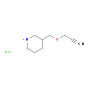 3-[(2-Propynyloxy)methyl]piperidine hydrochloride