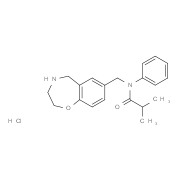 2-Methyl-N-phenyl-N-(2,3,4,5-tetrahydro-1,4-benzoxazepin-7-ylmethyl)propanamide hydrochloride