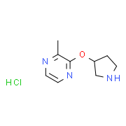 2-Methyl-3-((R)-pyrrolidin-3-yloxy)-pyrazine hydrochloride