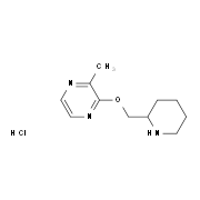 2-Methyl-3-(piperidin-2-ylmethoxy)-pyrazine hydrochloride