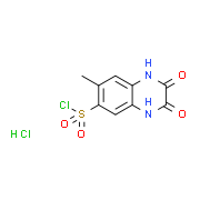 7-Methyl-2,3-dioxo-1,2,3,4-tetrahydro-quinoxaline-6-sulfonyl chloride hydrochloride
