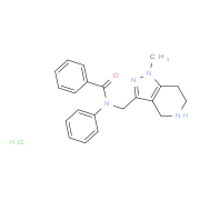 N-[(1-Methyl-4,5,6,7-tetrahydro-1H-pyrazolo[4,3-c]pyridin-3-yl)methyl]-N-phenylbenzamide HCl