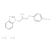 1-(4-Amino-phenoxy)-3-benzoimidazol-1-yl-propan-2-ol dihydrochloride