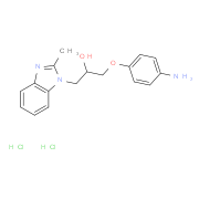 1-(4-Amino-phenoxy)-3-(2-methyl-benzoimidazol-1-yl)-propan-2-ol dihydrochloride
