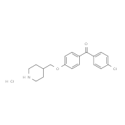 (4-Chlorophenyl)[4-(4-piperidinylmethoxy)phenyl]-methanone hydrochloride