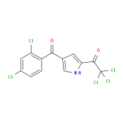 2,2,2-Trichloro-1-[4-(2,4-dichlorobenzoyl)-1H-pyrrol-2-yl]-1-ethanone