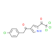 2,2,2-Trichloro-1-{4-[2-(4-chlorophenyl)acetyl]-1H-pyrrol-2-yl}-1-ethanone
