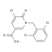 5-Chloro-1-(2,6-dichlorobenzyl)-6-oxo-1,6-dihydro-3-pyridinecarboxylic acid