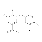5-Chloro-1-(3,4-dichlorobenzyl)-6-oxo-1,6-dihydro-3-pyridinecarboxylic acid