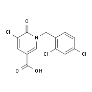 5-Chloro-1-(2,4-dichlorobenzyl)-6-oxo-1,6-dihydro-3-pyridinecarboxylic acid