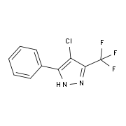 4-Chloro-3-(trifluoromethyl)-5-(phenyl)pyrazole