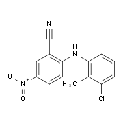 2-[(3-Chloro-2-methylphenyl)amino]-5-nitrobenzonitrile