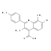7-Chloro-3,8-dimethyl-2-(4-methylphenyl)quinoline-4-carboxylic acid