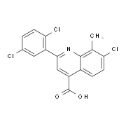 7-Chloro-2-(2,5-dichlorophenyl)-8-methylquinoline-4-carboxylic acid