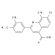 7-Chloro-2-(3,4-dimethylphenyl)-8-methylquinoline-4-carboxylic acid