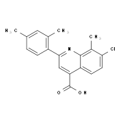 7-Chloro-2-(2,4-dimethylphenyl)-8-methylquinoline-4-carboxylic acid