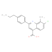 7-Chloro-8-methyl-2-(4-propylphenyl)quinoline-4-carboxylic acid
