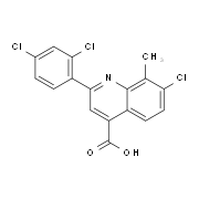 7-Chloro-2-(2,4-dichlorophenyl)-8-methylquinoline-4-carboxylic acid