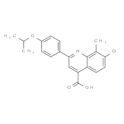 7-Chloro-2-(4-isopropoxyphenyl)-8-methylquinoline-4-carboxylic acid