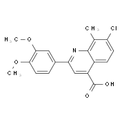 7-Chloro-2-(3,4-dimethoxyphenyl)-8-methylquinoline-4-carboxylic acid